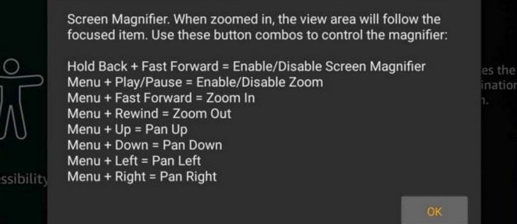 L'Amazon Fire TV Stick s'ha enganxat amb l'ampliació del zoom: com desfer el zoom