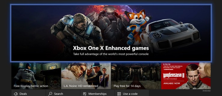 Pelien selaaminen genren mukaan Xbox One Storessa