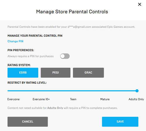 Tėvų kontrolė