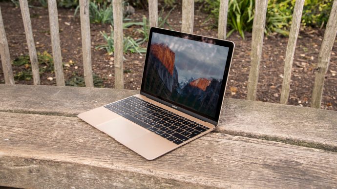 Πρωτοποριακή εικόνα Apple MacBook (2016).