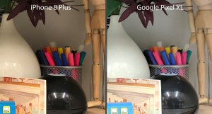 iphone-8-plus-vs-google-pixel-xl-con poca luz