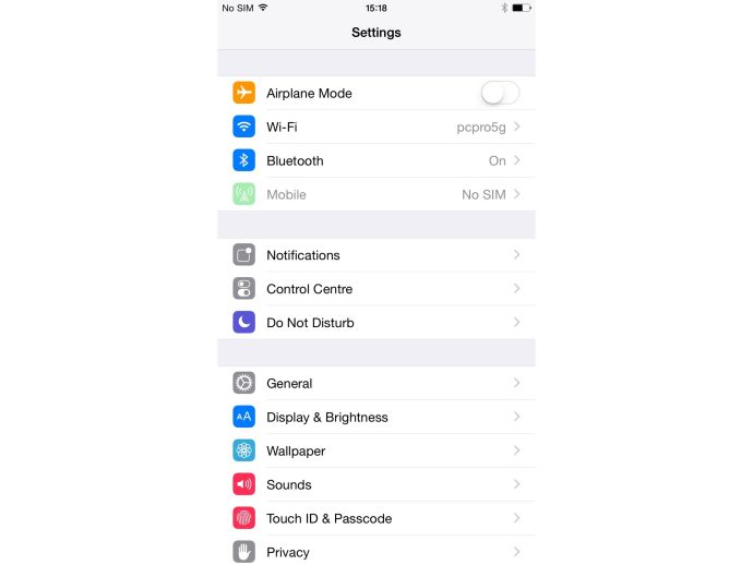Klaviatuuri vahetamine iOS 8-s – 2