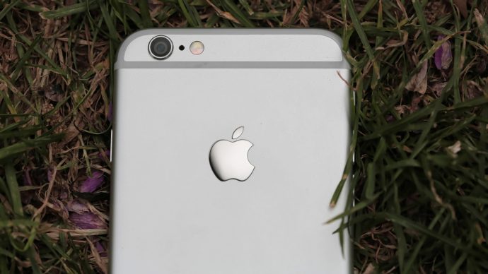 Revisión del Apple iPhone 6: mitad superior del panel trasero