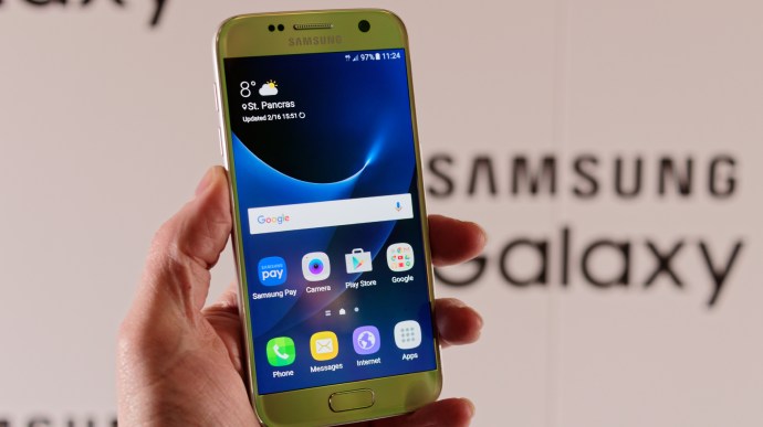 Recenzia Samsung Galaxy S7: Predná strana