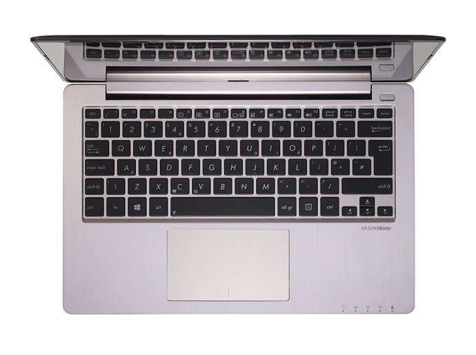 Asus VivoBook S200 - klávesnica
