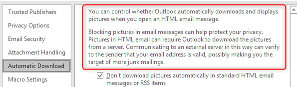 Kako preuzeti slike u Outlooku