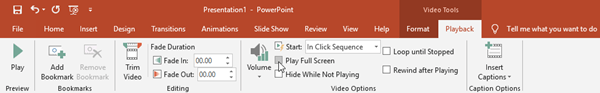 automatické prehrávanie videa v powerpointe