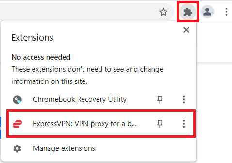 Extensions de Chrome