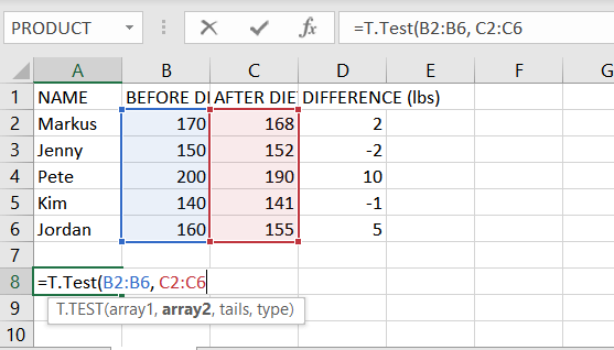 Tabla 2 de Excel